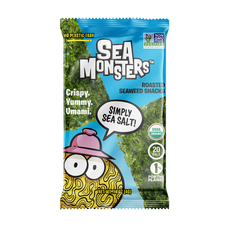 Simply Sea Salt Trayless Roasted Seaweed Snacks